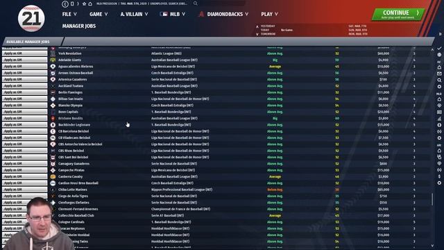 OOTP21 - The Baseball Journeyman Ep1: We Need A Job - Out of the Park Baseball 21 Let's Play смотреть онлайн