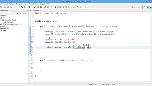 Anagrams in Java | Team MAST смотреть онлайн