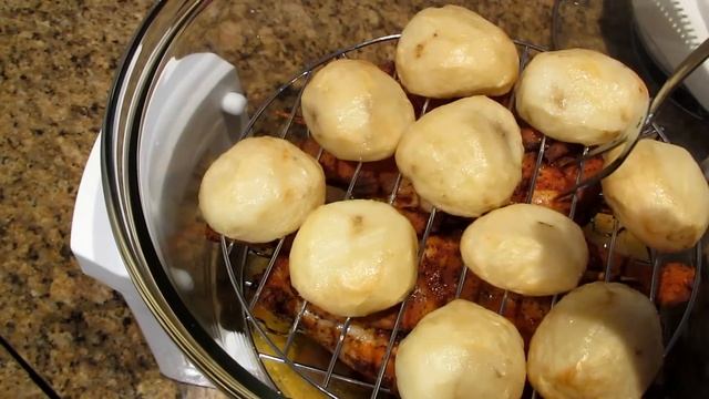 Convection Oven Roast Tandoori Chicken & Baked Potatoes смотреть онлайн