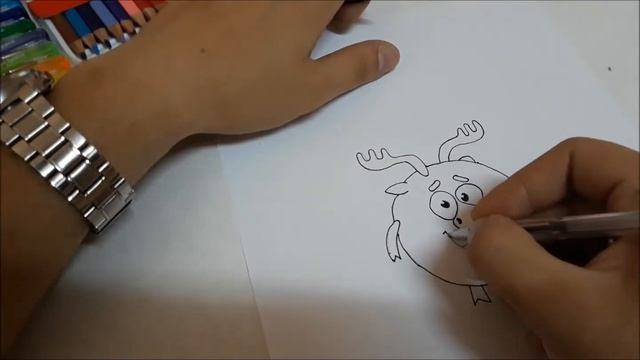 Как нарисовать Лосяша из Смешариков? Лёгкие рисунки для срисовки смотреть онлайн