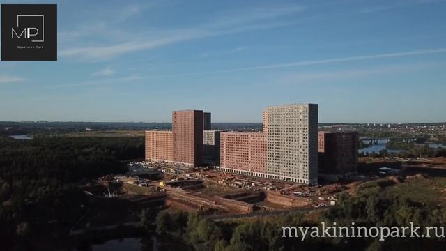 Вид на Мякинино Парк со стороны Красногорска смотреть онлайн