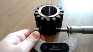 Как пользоваться микрометром зубомерным  Измерение общей нормали