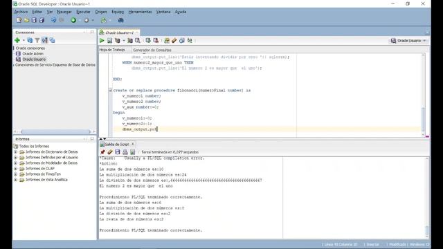 Bloques, procedimientos y funciones en PL/SQL смотреть онлайн