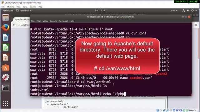 Linux: Installing a Web Server on Ubuntu 17.04 смотреть онлайн