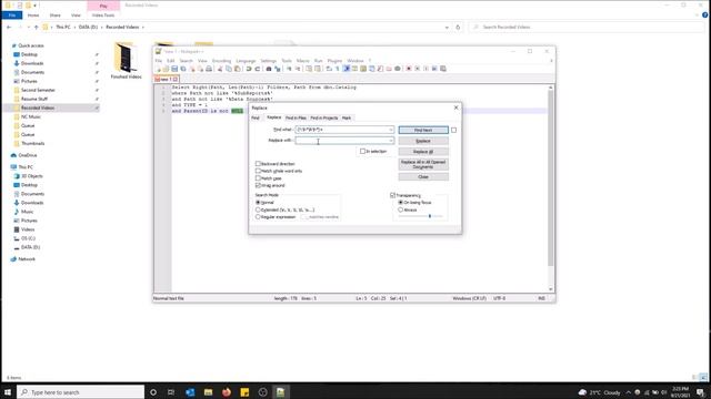 Turn Your SQL Queries Into One Line Using Notepad++! смотреть онлайн