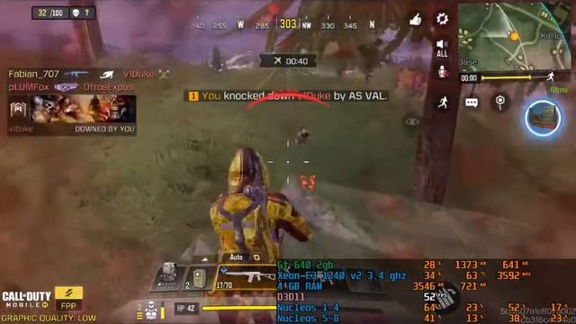 Call of duty Mobile Xeon E3 1240 v2 (i7 3770) / Gt 640 / 4gb Ram / Solo vs Squad / Graficos Bajo смотреть онлайн