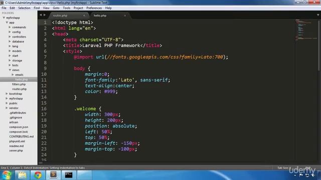 Laravel Tutorial Full Course for Beginners (2021) - Laravel Views LEC #08 смотреть онлайн