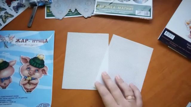 Вышивка крестом. Алмазная мозаика. Обзор 5 наборов. смотреть онлайн