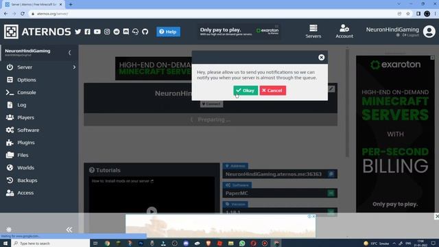 How to join aternos server with any version | Hindi | Tlauncher смотреть онлайн