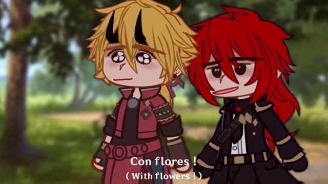 [AU] Con Flores Meme (Genshin Impact Gacha Club) [Thoma x Diluc] смотреть онлайн