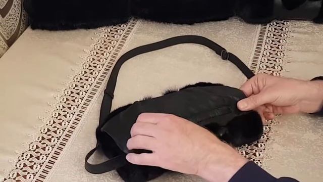 Муфта "Альмира" из меха норки и кожи смотреть онлайн