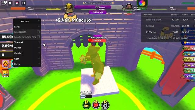 ? Strong Muscle Simulator Script | Script On Discord Server смотреть онлайн