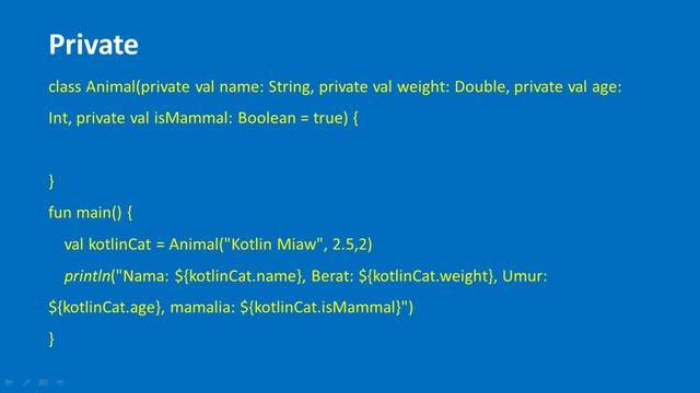 34. Visibility Modifiers - Kotlin Object Oriented Programming смотреть онлайн