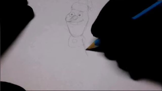 Как рисовать снеговика Олафа из Холодного сердца смотреть онлайн