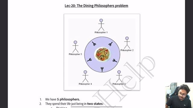 Lecture 20: The Dining Philosophers Problem & its Solution смотреть онлайн