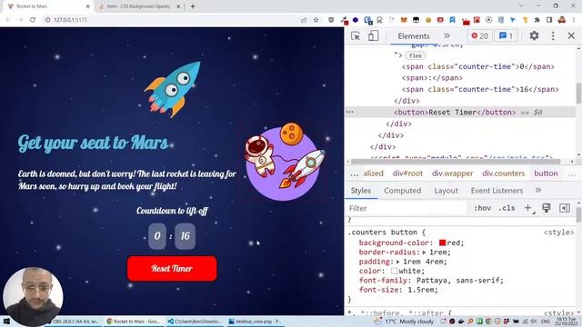 Constuire une page en React - La partie HTML et CSS - Test technique d'entreprise смотреть онлайн