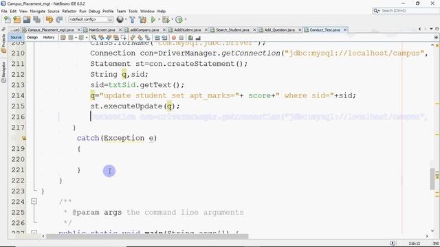 Campus Placement Management Project Code - 5, Update Marks for Aptitude Test смотреть онлайн