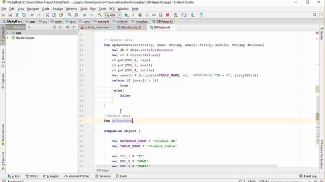 #4. Delete Data from Database Table | MySQL Database Tutorial | Android Studio 3.1 | 2018 смотреть онлайн