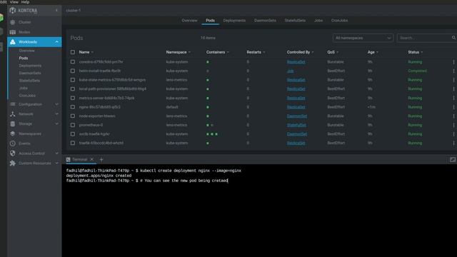 Kontena Lens In Action