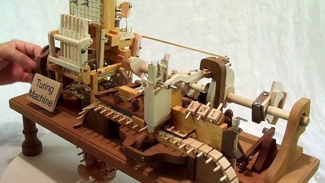 Mechanical Turing Machine in Wood смотреть онлайн