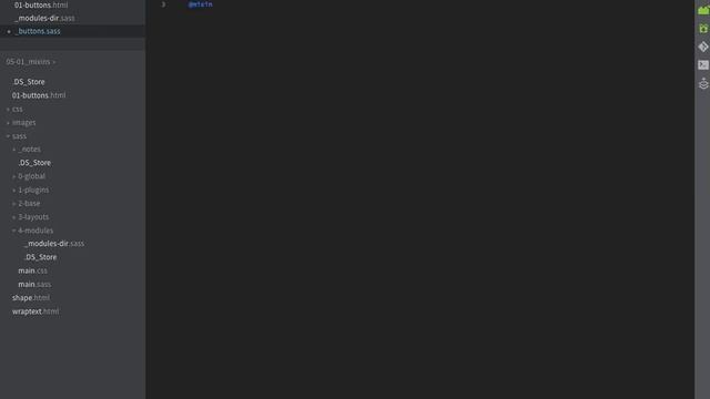 SASS | mixin overview смотреть онлайн