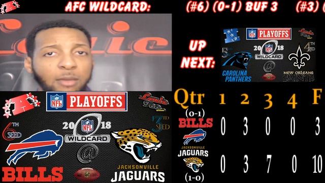 2018 NFL Playoffs | Wildcard Weekend | Bills vs. Jaguars | Breakdown & React LIVE! ??? смотреть онлайн