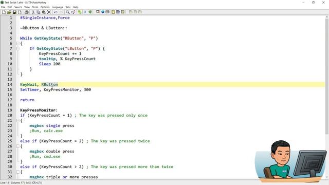 [Juho's AutoHotkey Tutorial #2 Hotkeys] Part 5 - Left Mouse Button Clicks For Different Functions смотреть онлайн