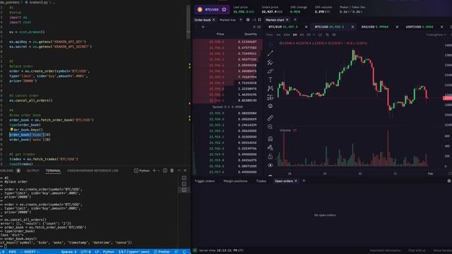 Learn Crypto Algo Trading in 58.101 seconds!!! (Python) смотреть онлайн