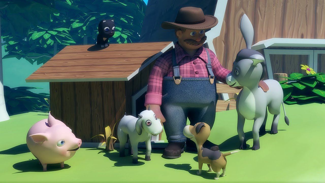 Домашние животные для детей - Как говорят животные? - На ферме смотреть онлайн