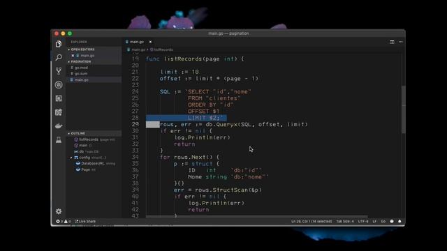 Como Fazer Paginação no #PostgreSQL usando #Golang смотреть онлайн