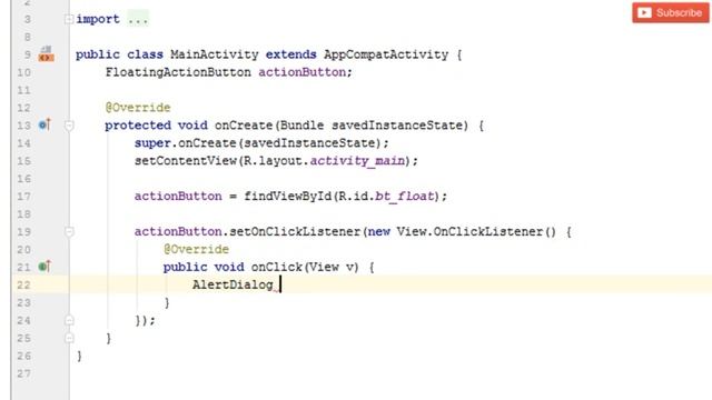 How to Create Floating Action Button in Android Studio | FloatingActionButton | Android Coding смотреть онлайн