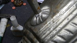 Ремонт старого самовара.  (пайка)