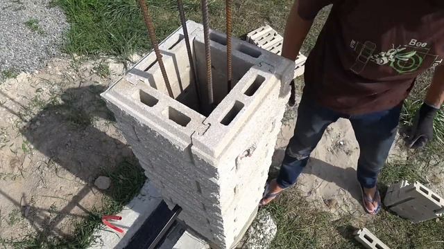 ? Очень ПРОСТО и БЫСТРО. Кирпичные Столбы для Забора Своими Руками смотреть онлайн