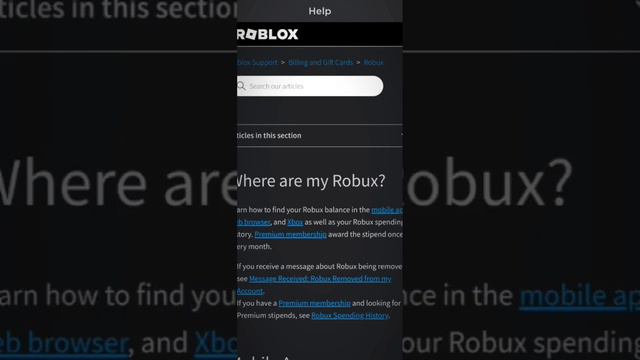 How to see you're pending robux😲?#short #roblox #tuto смотреть онлайн