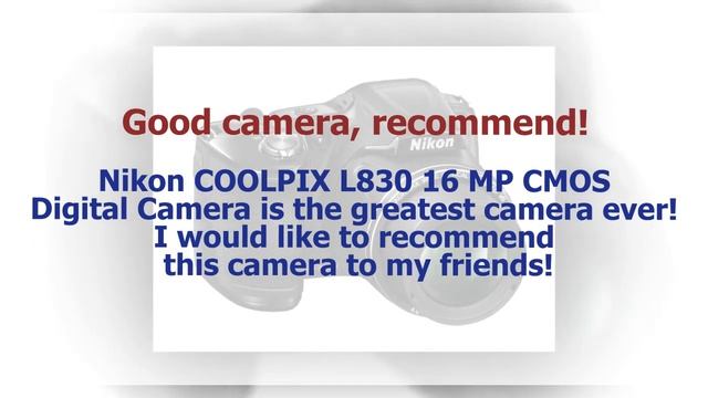 Best Digital Camera | Best Nikon COOLPIX L830 16 MP CMOS Digital Camera | Great Digital Camera смотреть онлайн