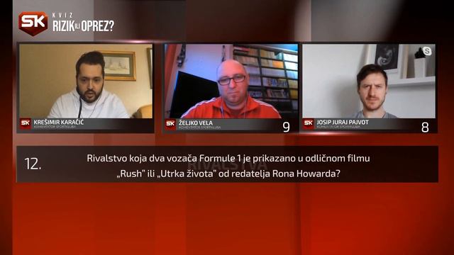 SK KVIZ Rizik ili Oprez | Željko Vela i Josip Juraj Pajvot смотреть онлайн