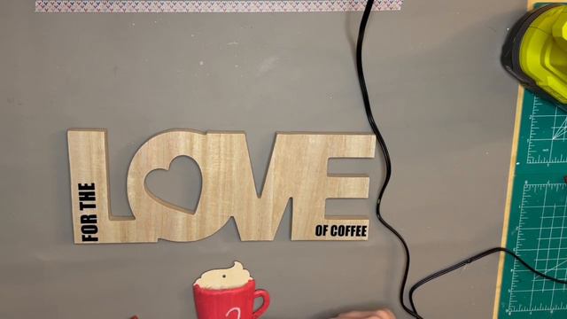 Coffee bar decor, using Valentines Day, DIY pieces ￼ смотреть онлайн