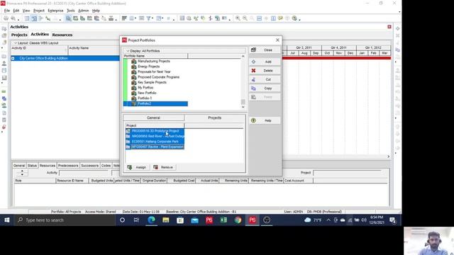 Project Portfolios - Primavera P6 смотреть онлайн