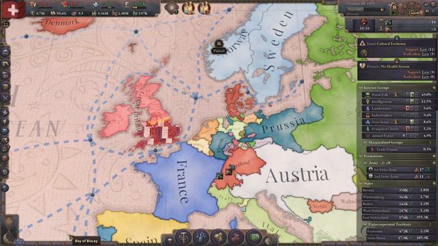Sneaking Land Away From The Great Powers! | Victoria 3 - Switzerland | PT 2 смотреть онлайн