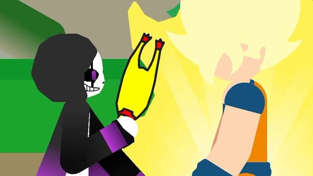 Epic!Sans Vs Goku part.1 | Stick Nodes Animation смотреть онлайн
