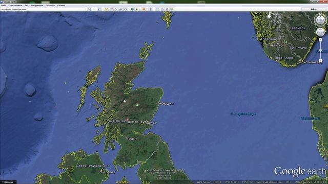 Шотландия на карте мира