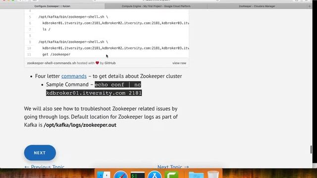 Cloudera Administration - Configure Zookeeper - Important Zookeeper Commands смотреть онлайн