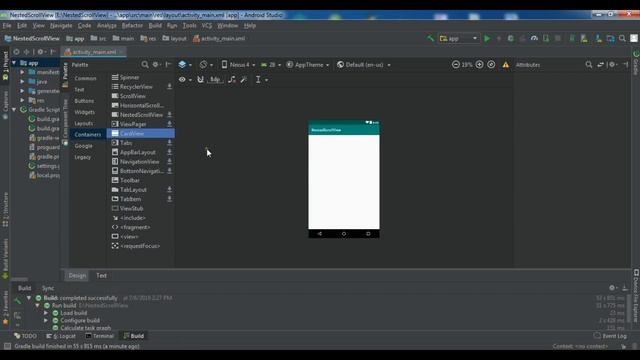 Android Studio Creating Nested ScrollView смотреть онлайн