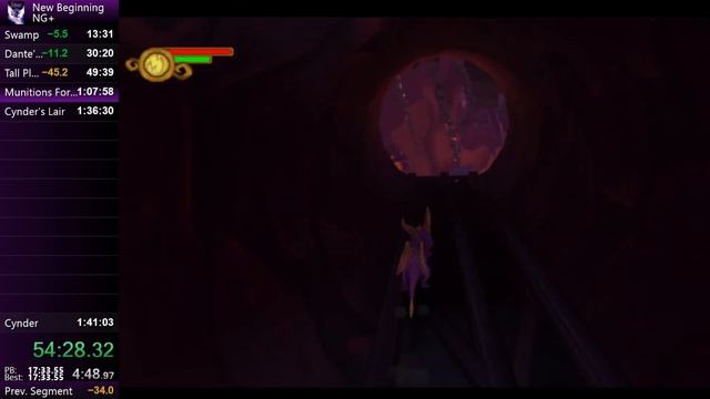 The Legend of Spyro: A New Beginning NG+ Speedrun in 1:39:22 смотреть онлайн