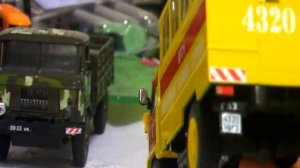 ГАЗ-66 и 3308 (4x4) от Технопарк, DeAgostini и Автоистории 1:43