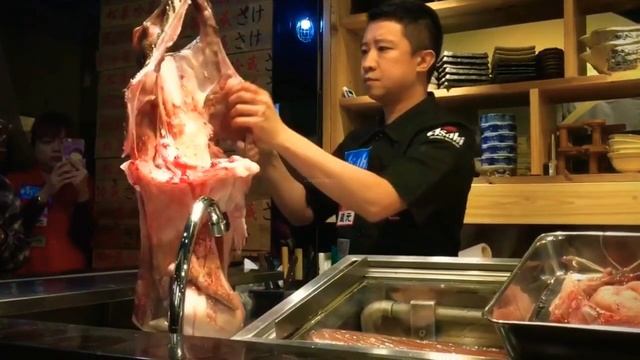 Китайская Еда /10КГ Рыба(Чёрт Удильщик)Разделка И Обработка. смотреть онлайн