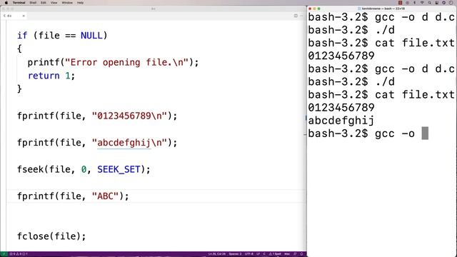 fseek() Function | C Programming Tutorial смотреть онлайн