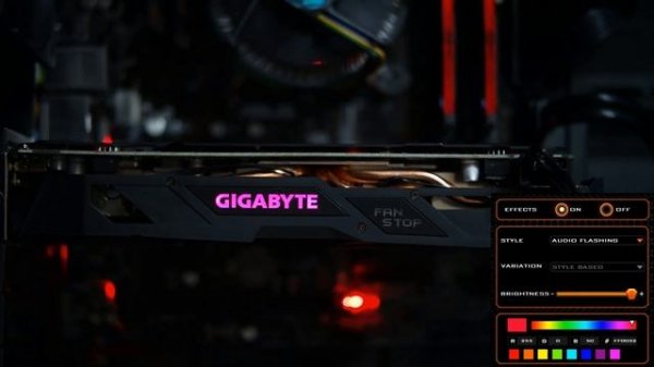 Gigabyte RX480 G1 GAMING LED EFFECT