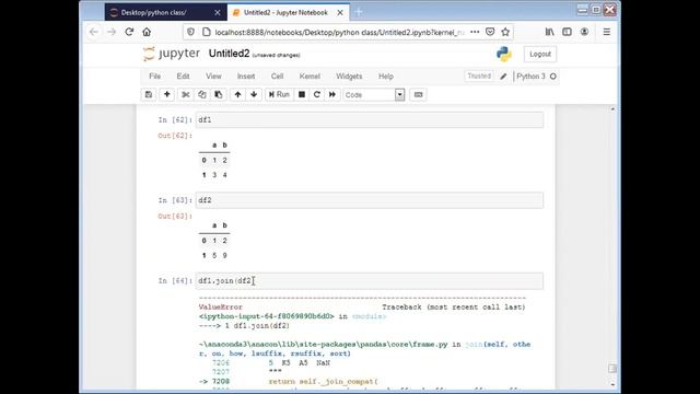 python pandas data frame смотреть онлайн