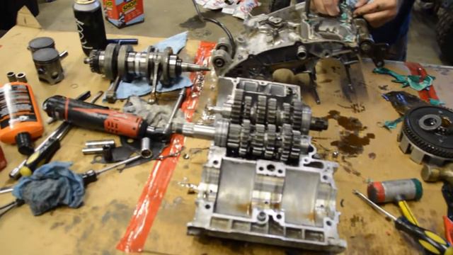 Yamaha Banshee 421 Serval 4mil build part 1 смотреть онлайн